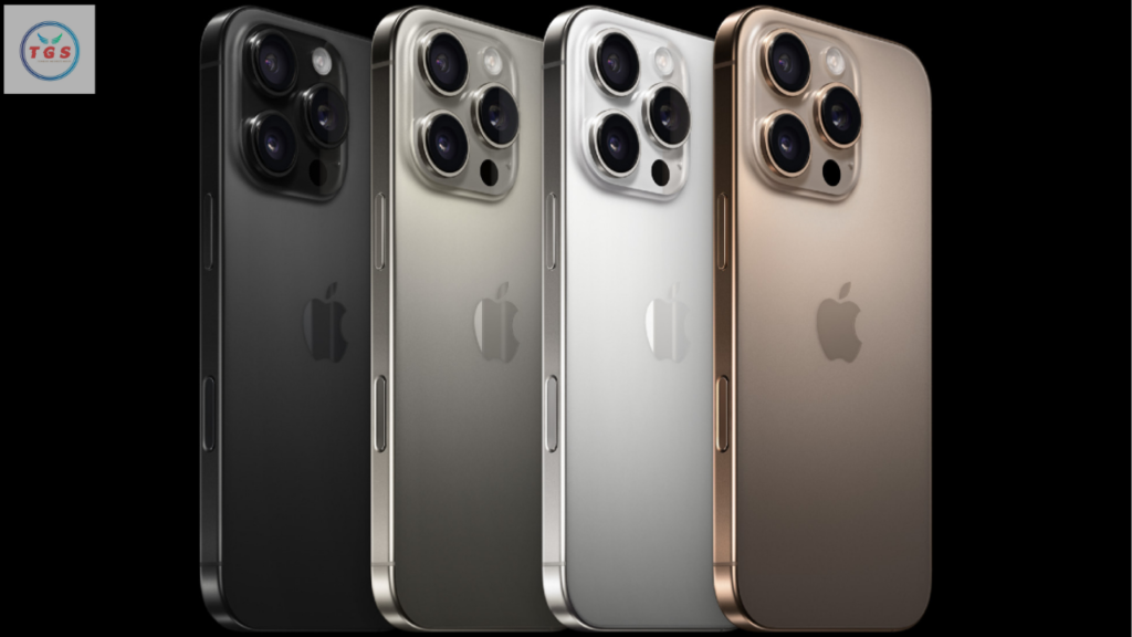 a group of iPhone 16 pro max with multiple cameras