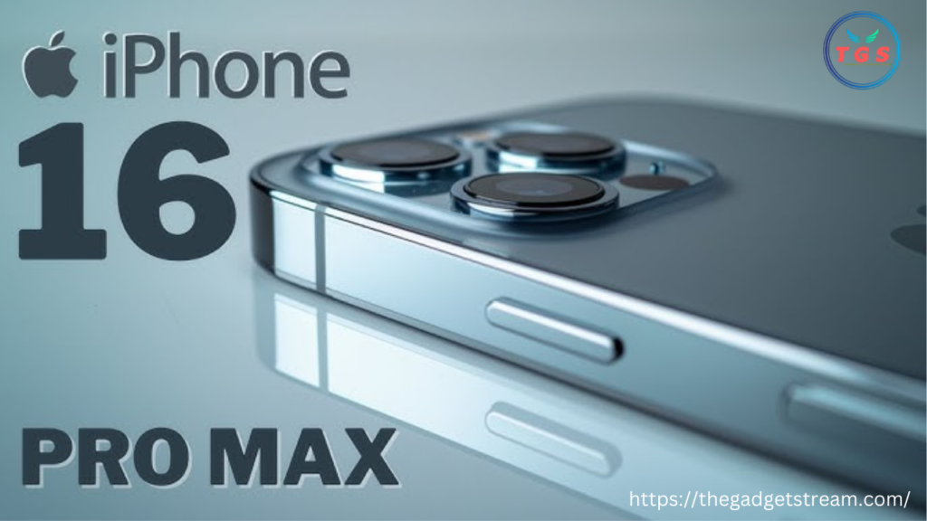 a close up of iPhone 16 pro max