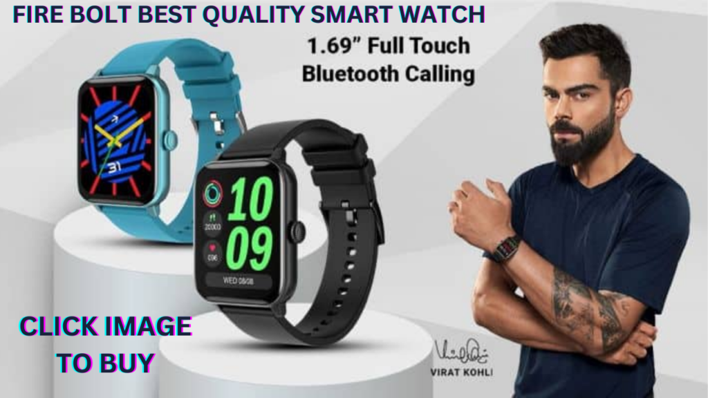 Firebolt Smart Watch, Sleep tracking, Heart rate monitor 