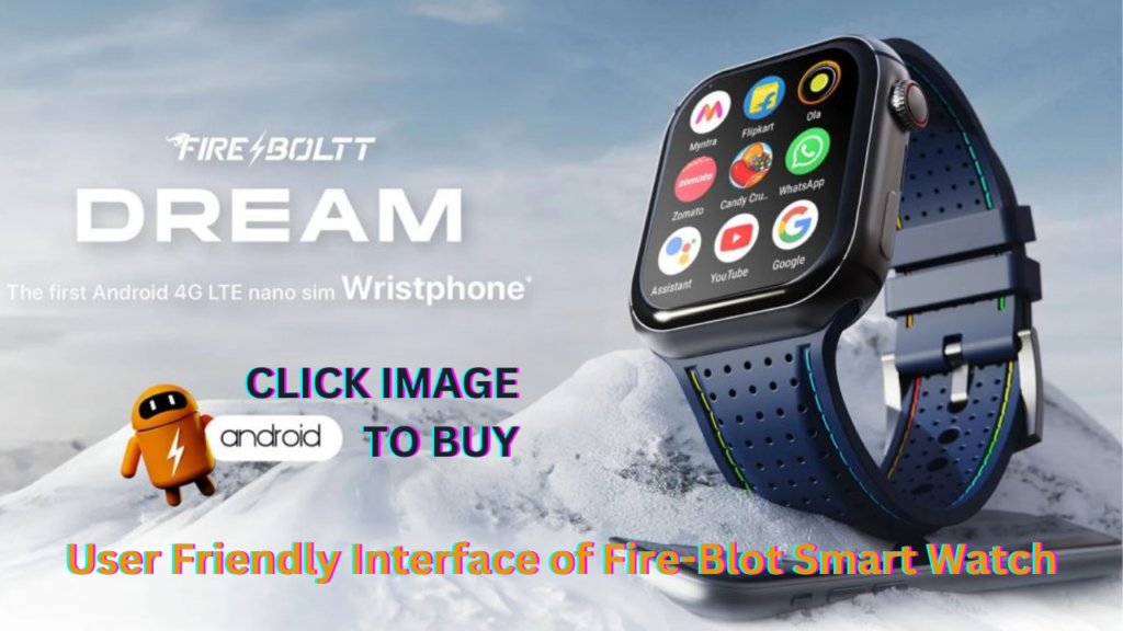 Firebolt Smart Watch, Sleep tracking, Heart rate monitor 